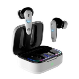 Noise Newly Launched Buds Combat X In-Ear Truly Wireless Gaming Earbuds with 40ms Low Latency, 60H of Playtime, Spatial Audio, RGB Lights, Instacharge(10 min=180 min),10mm Driver,BT v5.3(Covert White)