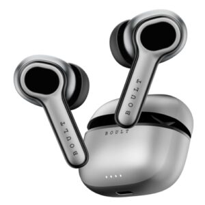 Boult Audio Just Launched Z40 Ultra Truly Wireless In Ear Earbuds with 32dB Active Noise Cancellation, 100H Playtime, Dual Device Pairing, 4 Clear Calling Mics, Metallic Finish ANC Ear buds (Metallic)