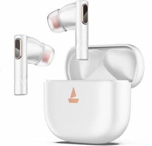 boAt Newly Launched Nirvana Nebula TWS in Ear Earbuds w/Dolby Audio,ANC(35dB), 50 HRS Playback,6-Mic AI-ENx™,ASAP™ Charge,in-Ear Detection & Hearables App Support(Celestial White)