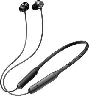 boAt Newly Launched Rockerz 255 Z Plus Bluetooth in-ear Neckband w/AI-ENx™ Tech, Spatial Audio, 50hrs Playback, Magnetic Power Buds, Dual Pairing, Google Fast Pair, Hearables App(Classic Black)