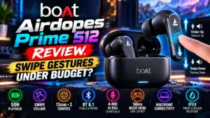 BoAt Airdopes Prime 512 Review: Swipe Gestures under Budget?